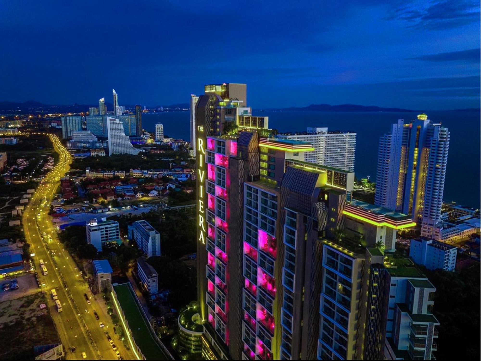 芭提雅高层海景奢华公寓the Riviera Jomtien生香家直达海滩2704 Praia de Jomtien Exterior foto