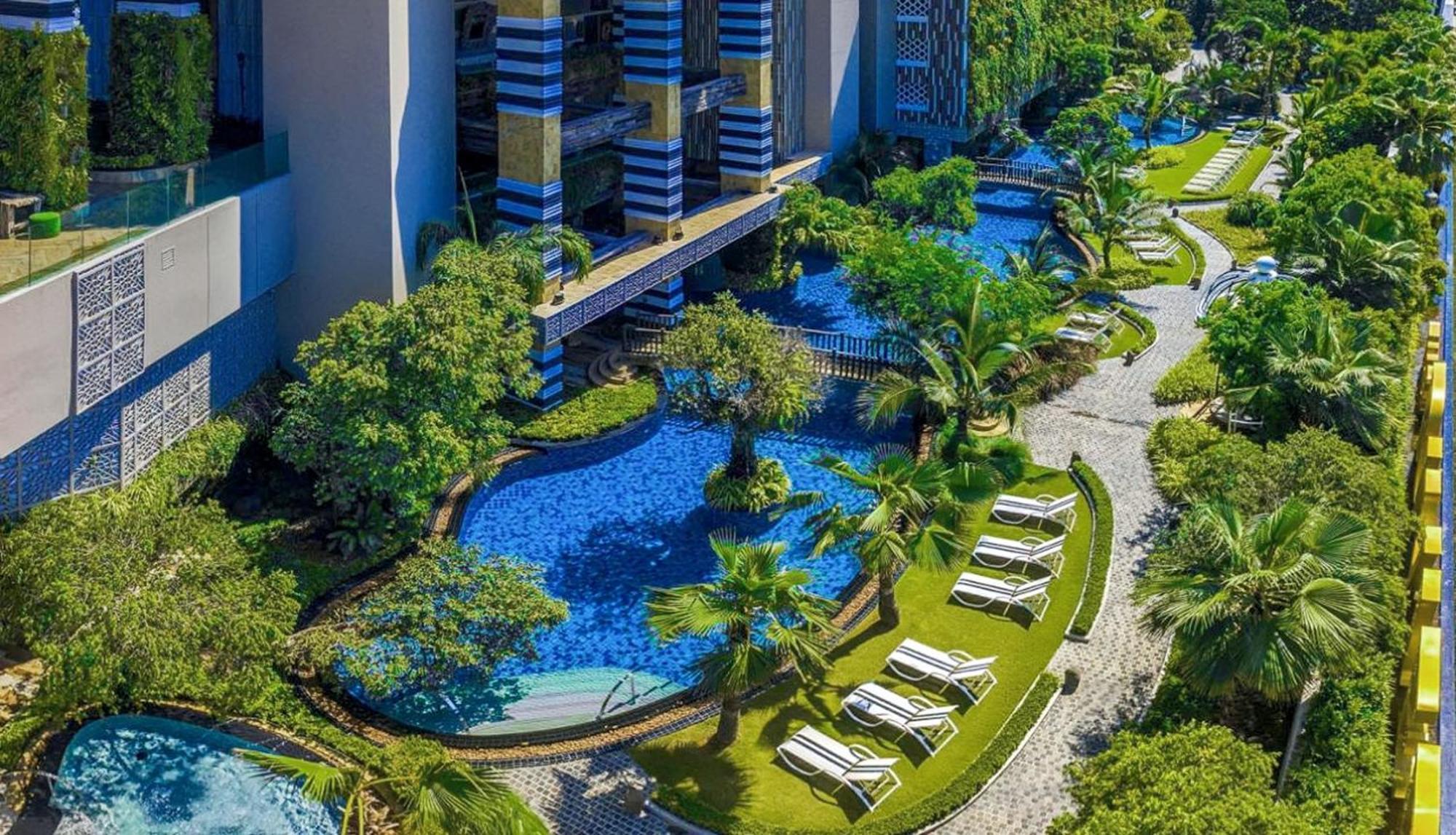 芭提雅高层海景奢华公寓the Riviera Jomtien生香家直达海滩2704 Praia de Jomtien Exterior foto